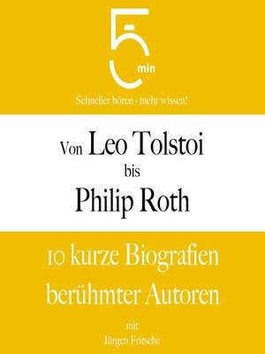 cover image of Von Leo Tolstoi bis Philip Roth